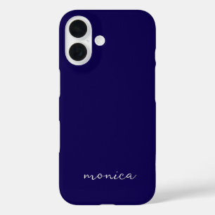 Moderne minimalistische handgeschriebene Schrift d iPhone 16 Hülle