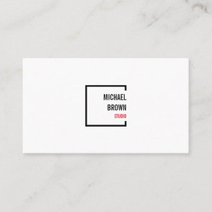 Moderne minimalistische Hausentrümpelung Organisat Visitenkarte
