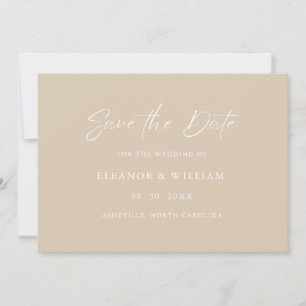 Moderne Minimalistische Heiratsantrag Hochzeitsein Save The Date