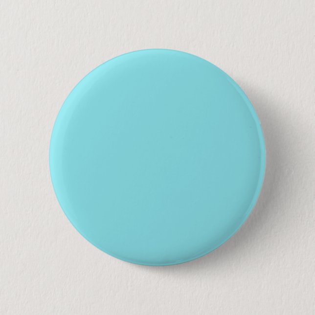 Moderne Minimalistische, hellblaue Farbblende Button (Vorderseite)