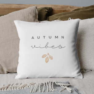 Moderne minimalistische Herbststimmung Kissen
