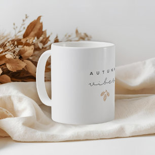 Moderne Minimalistische Herbstvibes Kaffeetasse