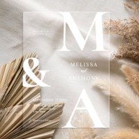 Moderne Minimalistische Hochzeit