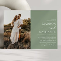 Moderne Minimalistische Hochzeit