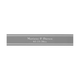 Moderne Minimalistische Hochzeit Einladungsbanderole
