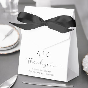 Moderne Minimalistische Hochzeit Geschenkschachtel
