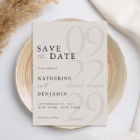 Moderne Minimalistische Hochzeit in Schwarz und El