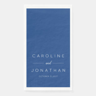 Moderne Minimalistische Hochzeit Serviette