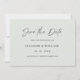 Moderne Minimalistische Hochzeitseinladung zum Spe Save The Date