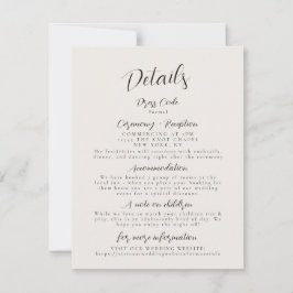 Moderne Minimalistische Hochzeitskarte Einladung