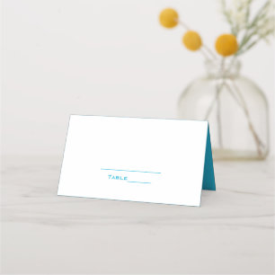 Moderne minimalistische Hochzeitsplatzkarte Platzkarte