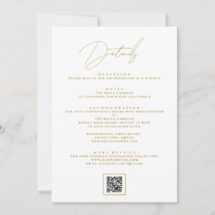 Moderne Minimalistische Hochzeitssonderkarten Einladung