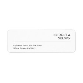 Moderne Minimalistische Hochzeitsszenario-RSVP-Rüc