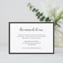 Moderne minimalistische Hochzeitstypografie