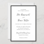 Moderne minimalistische Hochzeitstypografie Magneteinladung<br><div class="desc">Dieses Design ist Teil einer zeitlosen minimalistischen Hochzeitseinladungsserie mit eleganter Skripttypografie, gepaart mit einer klassischen Serifenschriftart in weichem Schwarz und Weiß. Dieses moderne Design verkörpert Einfachheit mit einem raffinierten Layout, perfekt für Paare, die nach unterschätzter Eleganz suchen. Ideal für formelle, moderne oder klassische Hochzeiten, sorgt diese saubere Ästhetik für einen...</div>