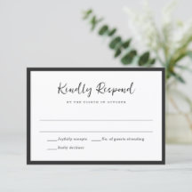 Moderne minimalistische Hochzeitstypografie