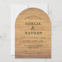 Moderne minimalistische Holztextur-Hochzeit
