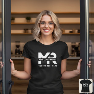 Moderne Minimalistische Individuelle Geschäftslogo T-Shirt