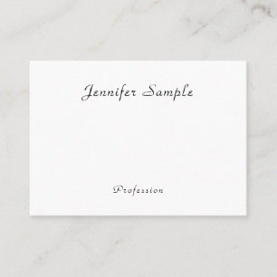 Moderne Minimalistische Kalligraphie Name Template Visitenkarte