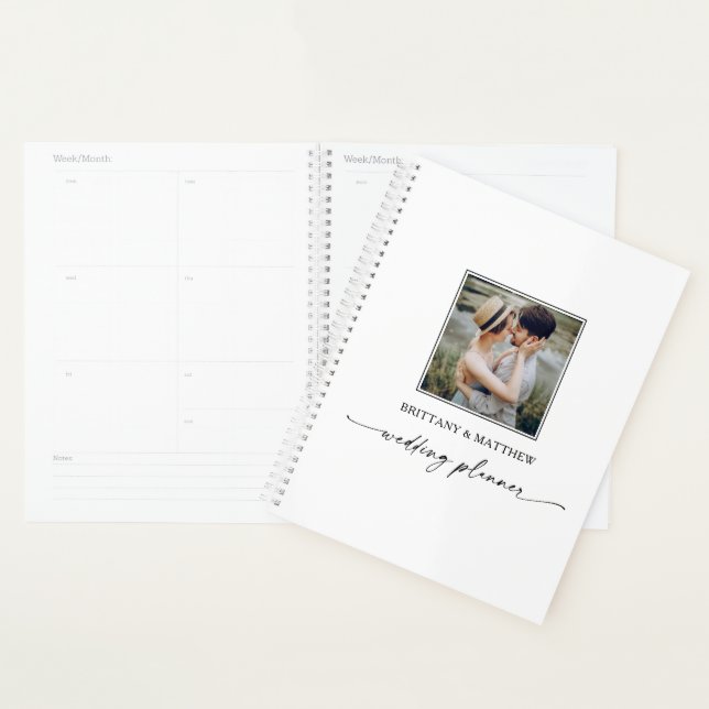 Moderne Minimalistische Kalligraphie Tinte Foto Ho Planer (Anzeige)