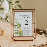 Moderne Minimalistische kalligraphische Hochzeitna Tischnummer<br><div class="desc">Erleben Sie die sonnige Pracht einer Hochzeit an der Amalfi Küste mit der Yellow Lemon Mediterranean Wedding Kollektion! Die Einladungen, Beschilderungen und Dekorationen strahlen Wärme, Eleganz und charmante Zitronengrafiken aus, gepaart mit einem herrlichen Kalligraphie-Schriftart. Feiern Sie Ihre Liebe inmitten der bunten Kulisse der Küste und schaffen Sie unvergessliche Momente, die...</div>
