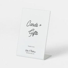 Moderne Minimalistische Karten und Geschenke für H Sockelschild