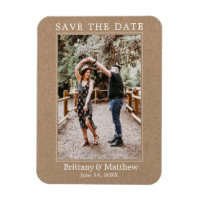 Moderne Minimalistische Kraft Save the Date