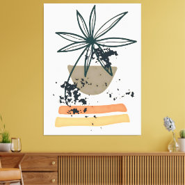 Moderne Minimalistische Kunst Leinwanddruck