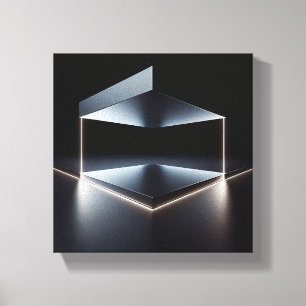 Moderne minimalistische leuchtende Bühne - Abstrac Leinwanddruck