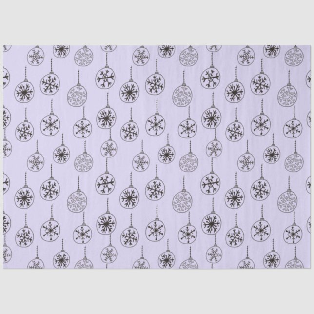 Moderne Minimalistische Linie Zeichnend Ornamente  Seidenpapier (Vorderseite)