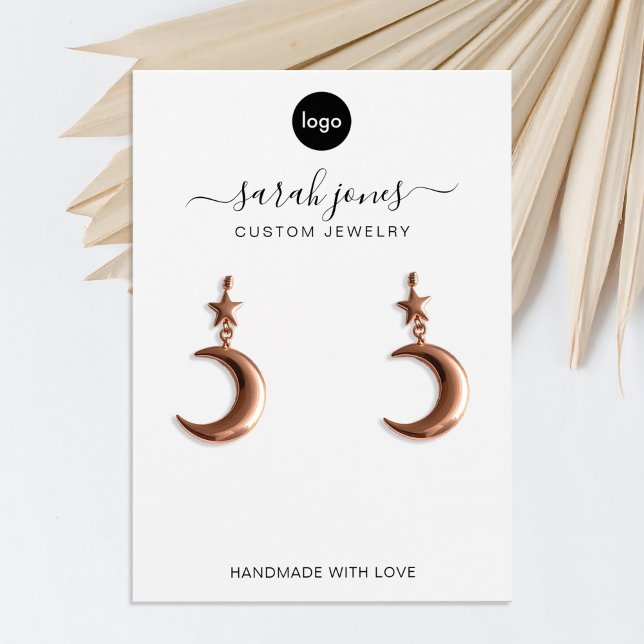 Moderne Minimalistische Logo-Schmuckkarte (Von Creator hochgeladen)