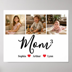 Moderne minimalistische Mama - individuelles Foto- Poster