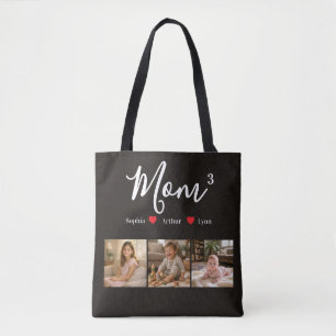 Moderne Minimalistische Mama Personalisiertes Foto Tasche