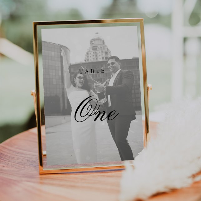 Moderne Minimalistische Monogramm-Hochzeit Einladung (Von Creator hochgeladen)