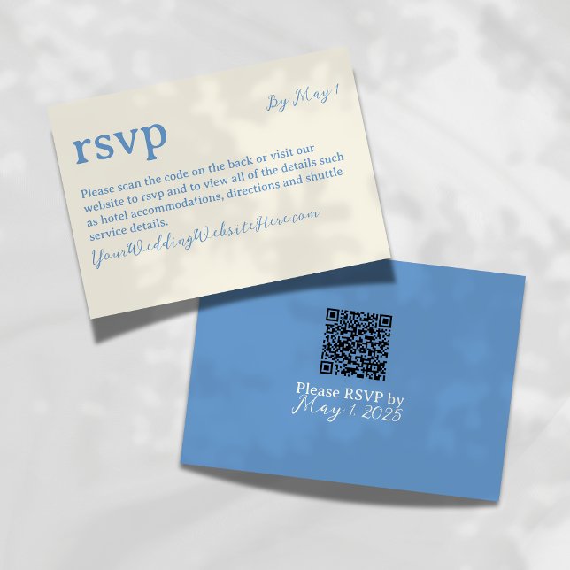 Moderne Minimalistische neutrale Hochzeitsstimmung RSVP Karte (Keep your wedding suite clean and sophisticated with this Modern RSVP Card.)