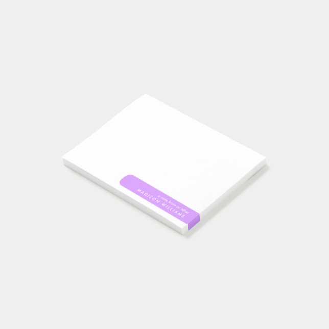 Moderne Minimalistische Notizbücher Post-it Klebezettel (angewinkelt)