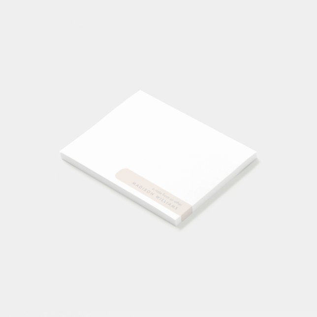 Moderne Minimalistische Notizbücher Post-it Klebezettel (angewinkelt)