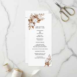 Moderne Minimalistische Pampas Grass Bouquet Weddi Programm