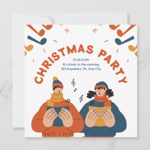 Moderne Minimalistische Party Einladung