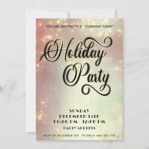 Moderne minimalistische Party für Geschäftsreisend Einladung