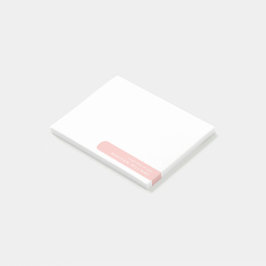 Moderne Minimalistische Personalisierte Stationier Post-it Klebezettel