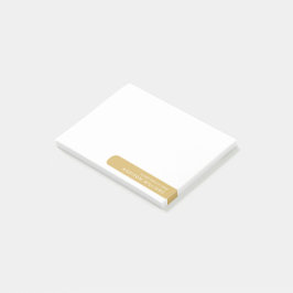 Moderne Minimalistische Personalisierte Stationier Post-it Klebezettel
