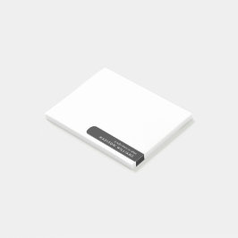 Moderne Minimalistische Personalisierte Stationier Post-it Klebezettel