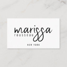 Moderne Minimalistische Pinselschrift