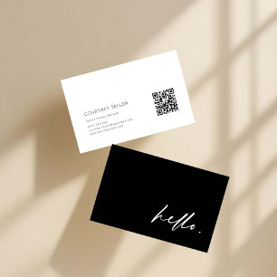 Moderne minimalistische professionelle Visitenkart Visitenkarte
