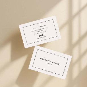 Moderne minimalistische professionelle Visitenkart Visitenkarte
