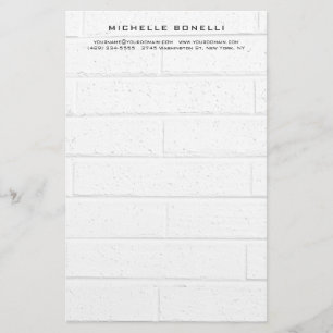 Moderne minimalistische professionelle Wandgestalt Briefpapier