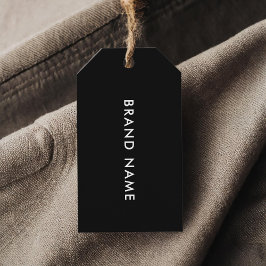 Moderne Minimalistische QR Code Closing Label Hang Geschenkanhänger