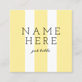 Moderne Minimalistische quadratische Quadratische Visitenkarte