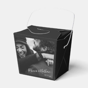 Moderne minimalistische Schrift benutzerdefinierte Geschenkschachtel